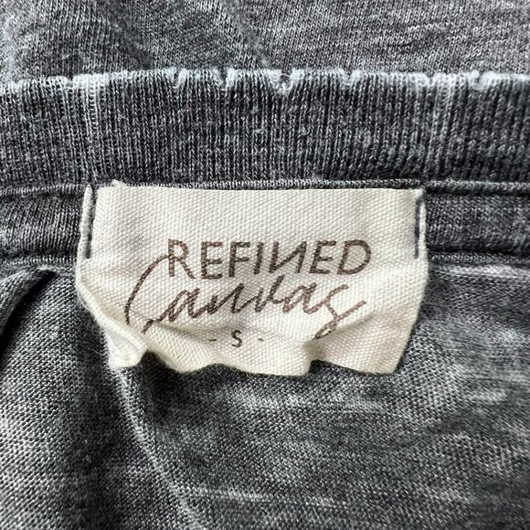 Refined Canvas Cowboys and Country Music Graphic T-shirt S Gray Western Rodeo - Picture 3 of 8